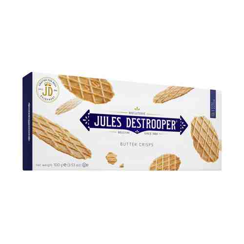 Печенье Jules Destrooper Butter Crisps сливочное 100 г