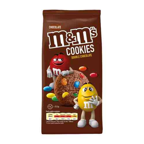 Печенье Mars Double Chocolate Cookies бисквитное с MM's 180 г