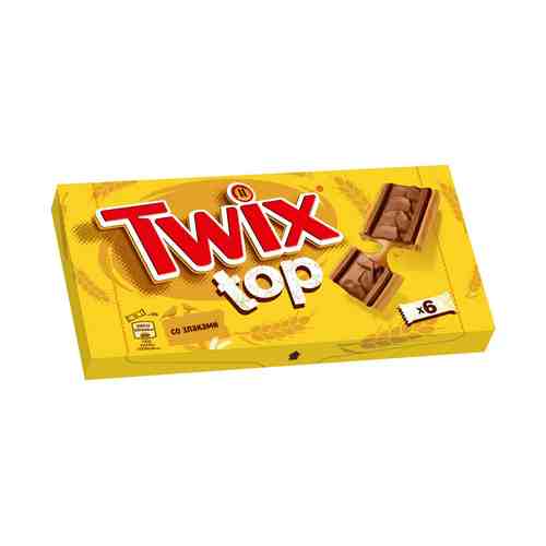 Печенье Twix Top в молочном шоколаде 126 г