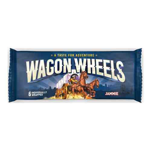 Печенье Wagon Wheels с суфле и джемом 228 г