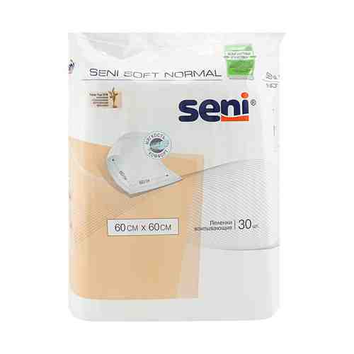 Пеленки одноразовые Seni Soft Normal одноразовые 60 x 60 см 30 шт