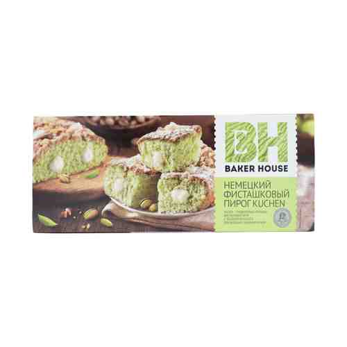 Пирог Baker House Kuchen бисквитный фисташковый 350 г