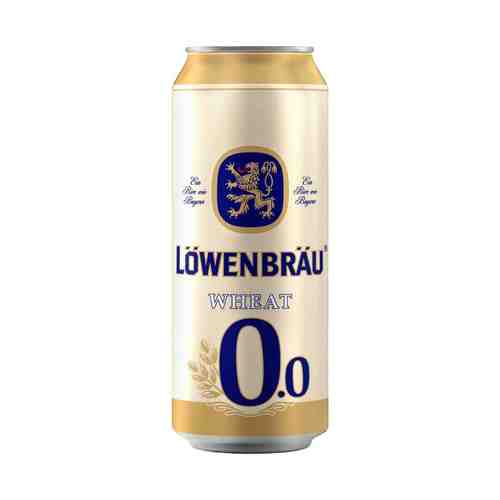 Пивной напиток безалкогольный Lowenbrau Wheat пшеничный 0,45 л