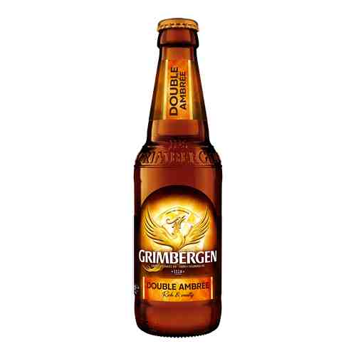 Пивной напиток Grimbergen Double Amdree темный 6,5% 0,33 л