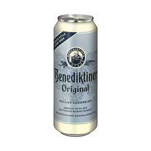 Пиво Benediktiner Hell светлое 5% 0,5 л