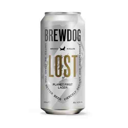 Пиво Brewdog Lost Planet First Lager светлое нефильтрованное 4,5% 0,44 л