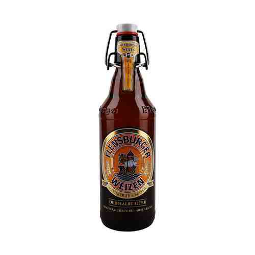 Пиво Flensburger Weizen Лагер светлое 5,1% 0,5 л