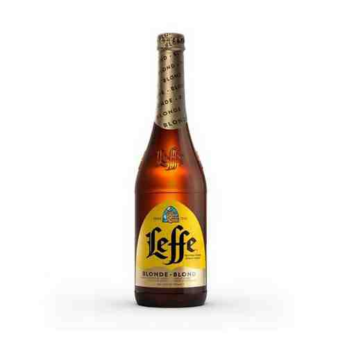 Пиво Leffe Blonde светлое 6,6% 0,75 л