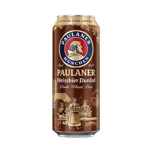 Пиво Paulaner Hefe-Weissbier Dunkel темное 5,3% 0,5 л