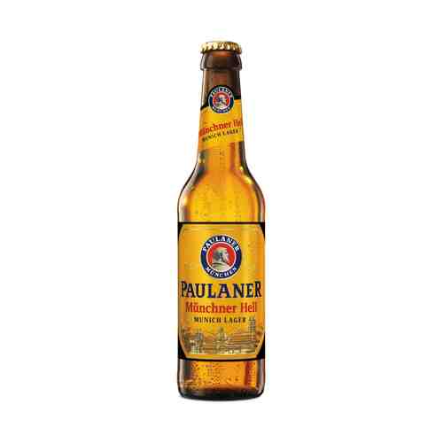 Пиво Paulaner Munchner Hell светлое 4,9% 0,33 л