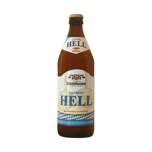 Пиво Schnitzlbaumer Lagerbier Hell светлое 4,9% 0,5 л