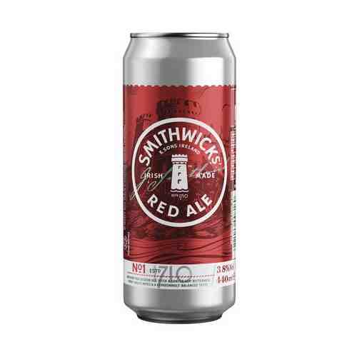 Пиво Smithwicks Red Ale темное 3,8% 0,44 л