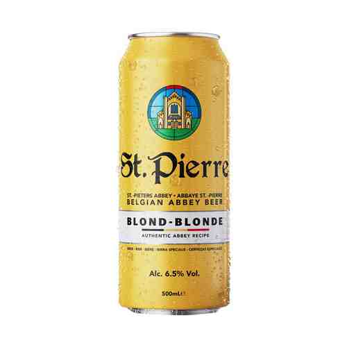 Пиво Sr.Pierre Blonde светлое 6,5% 0,5 л