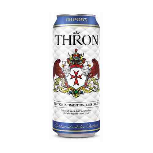 Пиво Thron светлое 5% 0,5 л