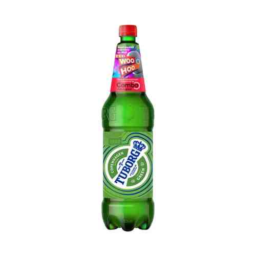 Пиво Tuborg Green светлое 4,6% 1,35 л