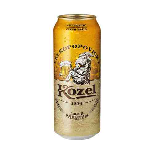 Пиво Velkopopovicky Kozel Premium Lager светлое 4,8% 0,5 л