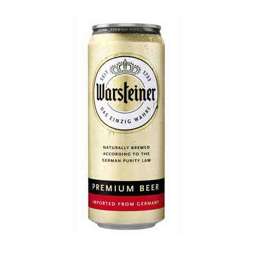 Пиво Warsteiner Premium Beer светлое 4,8% 0,5 л