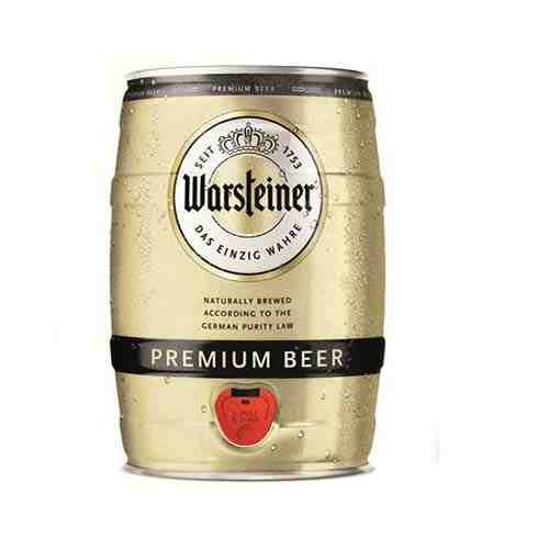 Пиво Warsteiner Premium Beer светлое 4,8% 5 л