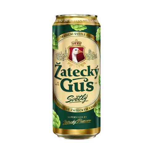 Пиво Zatecky Gus светлое 4,6% 0,45 л