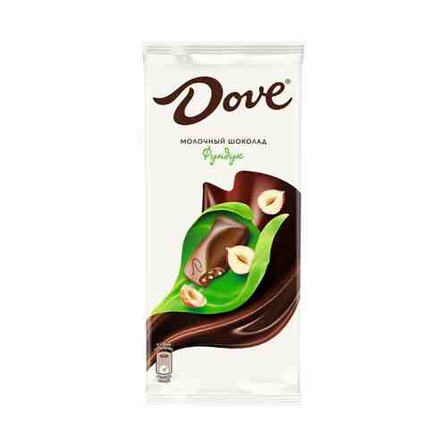 Плитка Dove молочный шоколад с дробленым фундуком 90 г