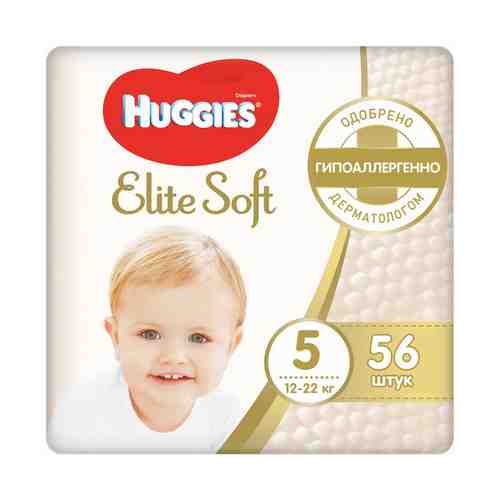 Подгузники Huggies Elite Soft 5 (12-22 кг) 56 шт