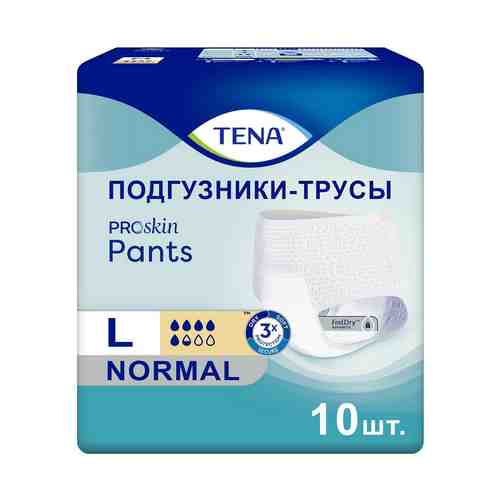 Подгузники-трусики для взрослых Tena Pants Normal р L 10 шт