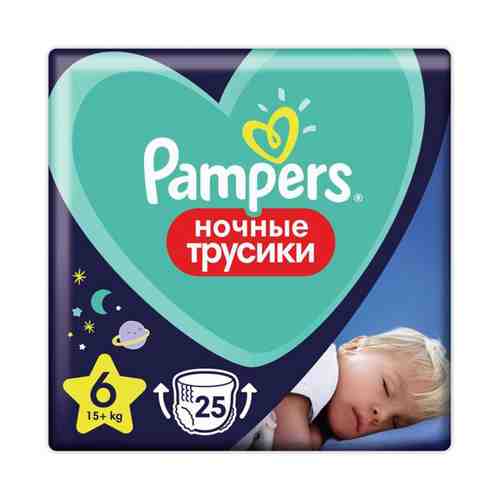 Подгузники-трусики Pampers Pants Extra Large ночные 6 15+ кг 25 шт