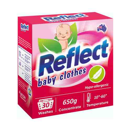 Порошок Reflect Baby Clothes для стирки детского белья концентрированный 650 г