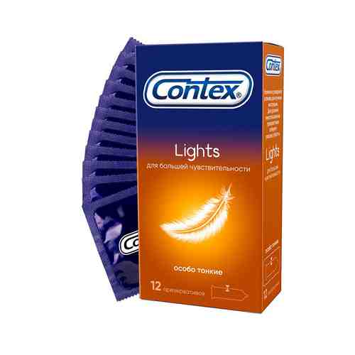 Презервативы Contex Lights особо тонкие 12 шт