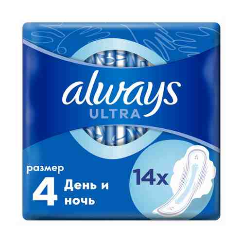 Прокладки с крылышками гигиенические Always Ultra Day Night р 4 14 шт