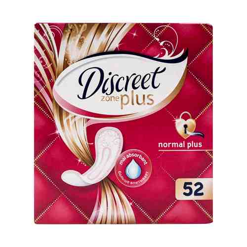 Прокладки женские Discreet Normal Plus Trio ежедневные 52 шт