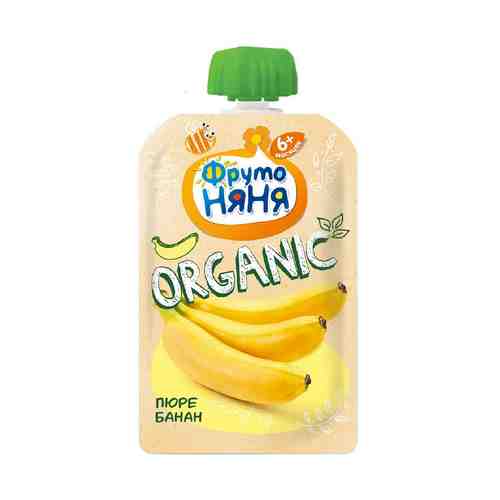 Пюре ФрутоНяня Organic банан с 6 месяцев 90 г