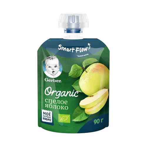 Пюре Gerber Organic Спелое яблоко с 4 месяцев 90 мл