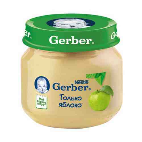 Пюре Gerber Только яблоко с 4 месяцев 80 г