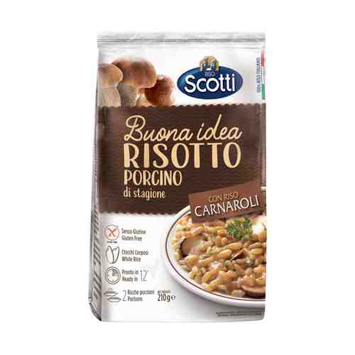 Ризотто Riso Scotti Risotto Porcino с белыми грибами 210 г