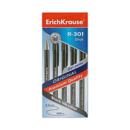 Ручки гелевыеErich Krause R-301 Original Gel синие 12 шт