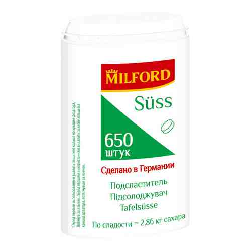 Сахарозаменитель Milford 650 таблеток 39 г