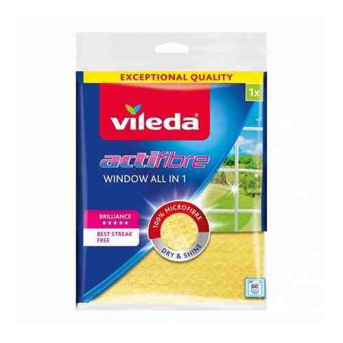 Салфетка Vileda Actifibre для окон микрофибра