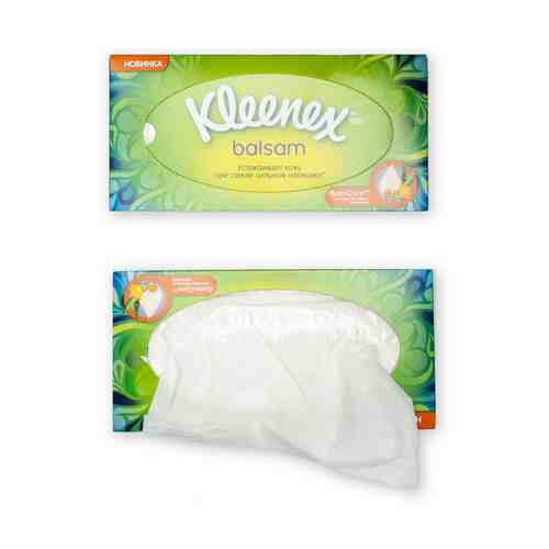 Салфетки бумажные Kleenex Balsam 72 шт