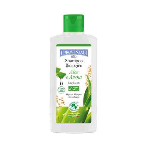 Шампунь I Provenzali Bio Organic Aloe Avena очищение для всех типов волос 250 мл