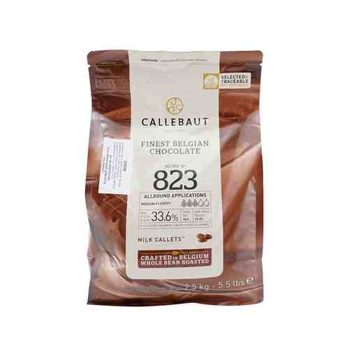 Шоколад Callebaut 823 молочный в галетах 33,6% 2,5 кг