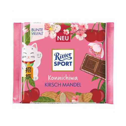 Шоколад Ritter Sport Konnichiwa миндаль-вишня 100 г