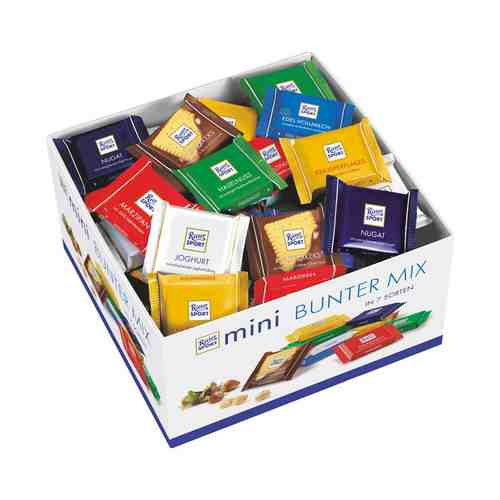 Шоколад Ritter Sport Mini Bunter Mix 7 вкусов 16,67 г х 84 шт