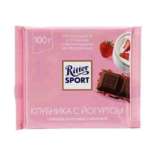 Шоколад Ritter Sport молочный Клубника с йогуртом 100 г