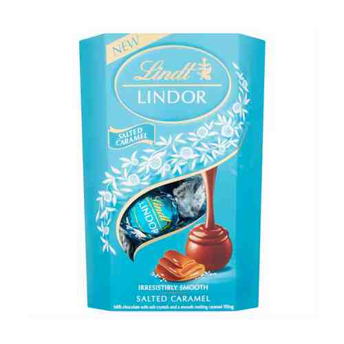 Шоколадные конфеты Lindt Lindor Соленая карамель 200 г