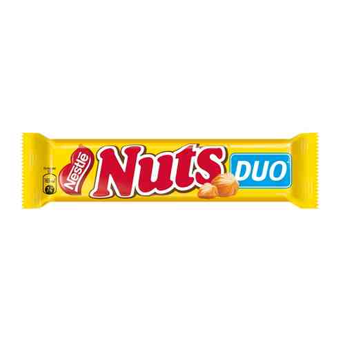 Шоколадный батончик Nuts Duo 66 г