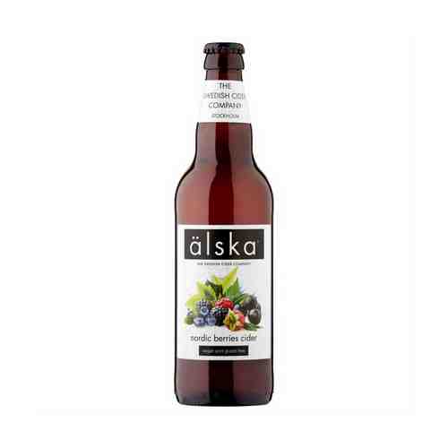 Сидр Alska Nordic Berries полусладкий 4% 0,5 л