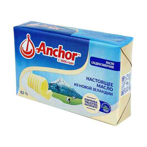 Сладкосливочное масло Anchor 82% БЗМЖ 180 г