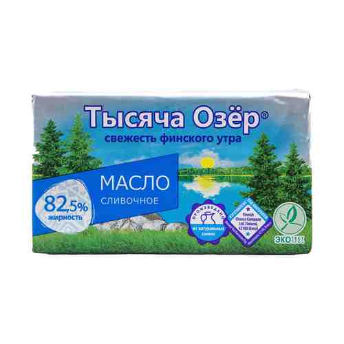 Сливочное масло несоленое Тысяча Озер 82,5% 400 г