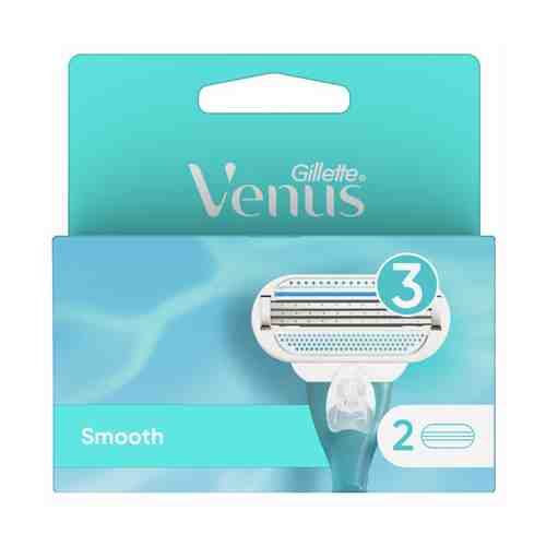 Сменные кассеты Venus Smooth с тройным лезвием 2 шт